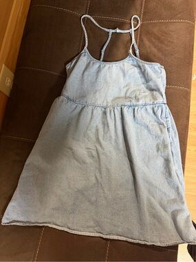 american eagle denim babydoll dress Outfitters | Dresses | American Eagle Mini ALAÏA Bottle green Velvet light blue prom dresses 2019 Maxi dress Lightweight woven rayon/Sleeveless with Color:Mint Green_1